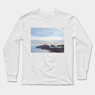 Playa de Borru, Asturias, Northern Spain: early morning Long Sleeve T-Shirt